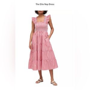 Hill House Ellie Nap Dress XS - Cherry Red